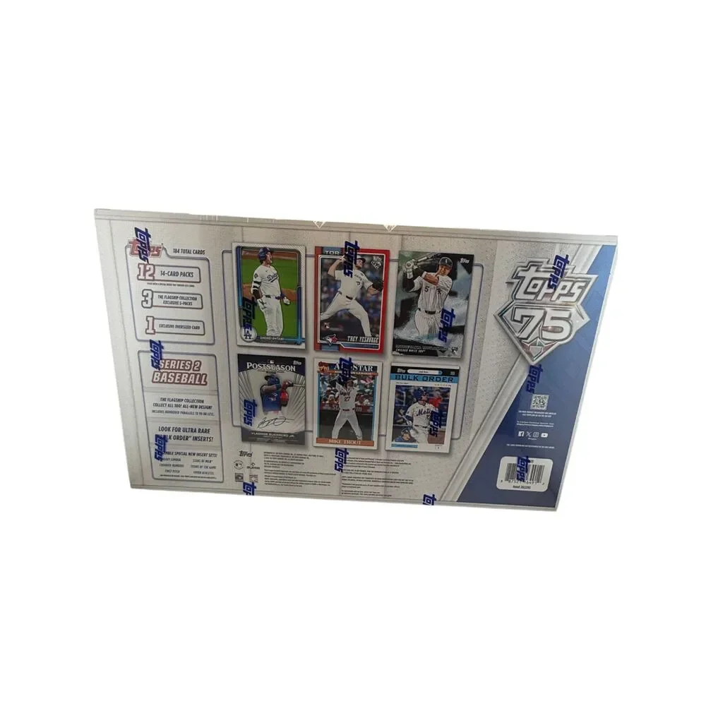 2026 Topps Series 2 Baseball Super Box Factory Sealed 184 Cards Flagship Packs